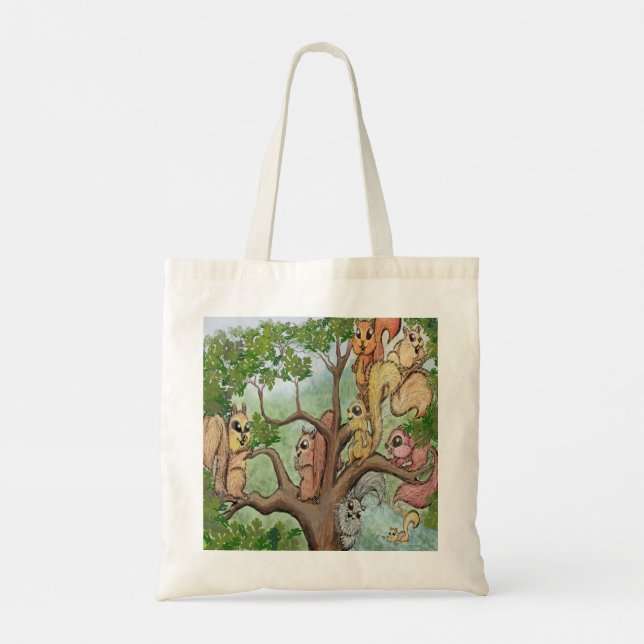 Eichhörnchen Tote Bag Tragetasche (Rückseite)