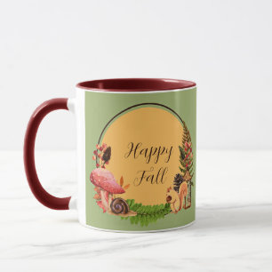 Eichhörnchen und Natur mit anpassbarem Text Tasse