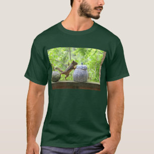 Eichhörnchen-und Plätzchen-Glas T-Shirt