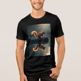 "Eichhörnchen und Reflexion" Tri-Blend Shirt
