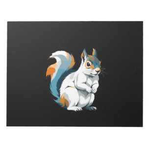Eichhörnchen Vector Art mit lebhaften Farben Notizblock