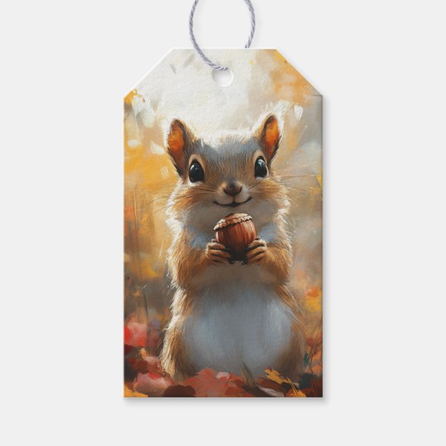 Eichhörnchen, verrückt nach dir geschenkanhänger (Vorderseite)