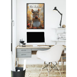 Eichhörnchen, verrückt nach dir poster