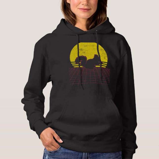 Eichhörnchen Vintag Hoodie (Vorderseite)