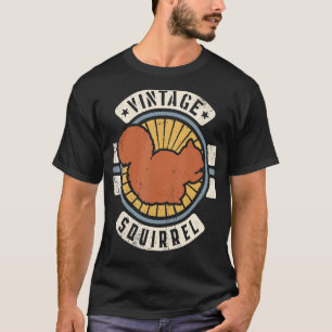 Eichhörnchen Vintage Klassiker Retro 60er 70er Jah T-Shirt