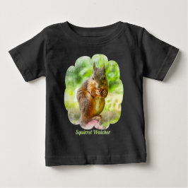Eichhörnchen-Watcher-Tiermalerei Baby T-shirt