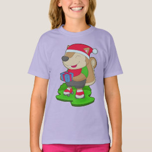 Eichhörnchen Weihnachten Inline-Skating T-Shirt