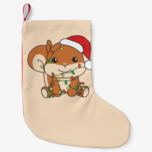 Eichhörnchen Weihnachten Winter Tiere Feiertag Eic Kleiner Weihnachtsstrumpf
