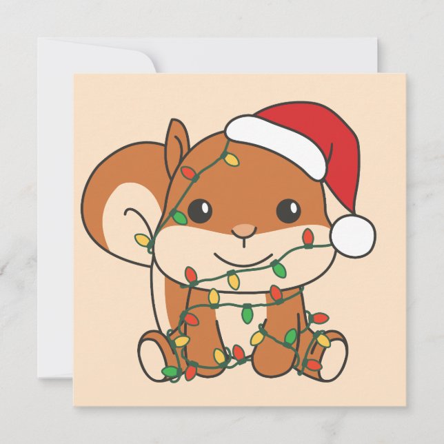 Eichhörnchen Weihnachten Wintertiere Feiertage Eic (Vorderseite)