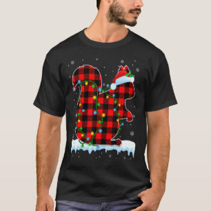 Eichhörnchen Weihnachts-Niedliche Tiere Xmas Li T-Shirt