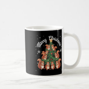 Eichhörnchen Weihnachtsbaum-Weihnachtsbaum-Panzer Kaffeetasse