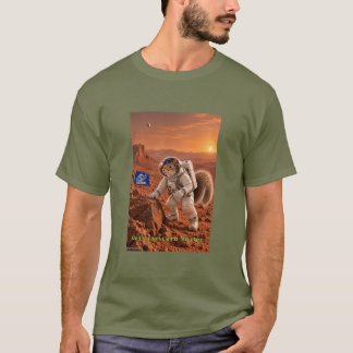 Eichhörnchen Weltraum Zukunft T-Shirt