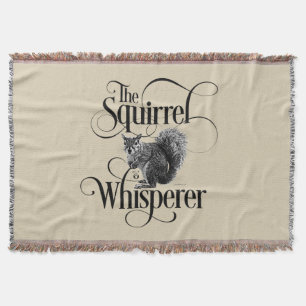 Eichhörnchen Whisperer - lustiger Eichhörnchenlieb Decke