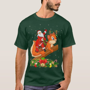 Eichhörnchen Xmas Matching Funny Santa Ride Eichhö T-Shirt