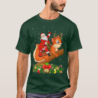 Eichhörnchen Xmas Matching Funny Santa Ride Eichhö T-Shirt
