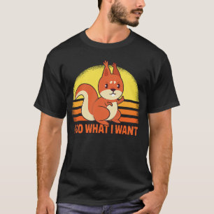 Eichhörnchen zeigt Mittelfinger T-Shirt