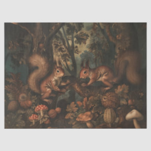 Eichhörnchen - Zierpapier für Ölgemälde Seidenpapier