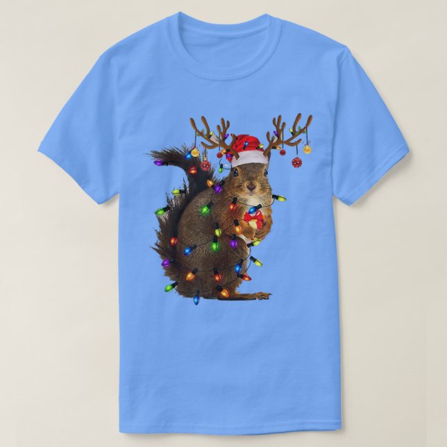 Eichhörnchen Zu Weihnachten Niedliches Eichhörnche T-Shirt (Design vorne)