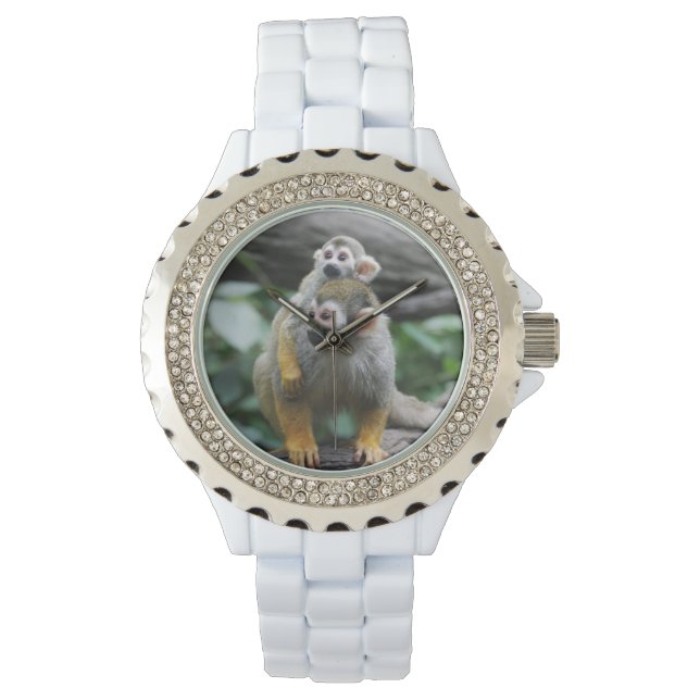 Eichhörnchenaffe Armbanduhr (Vorderseite)