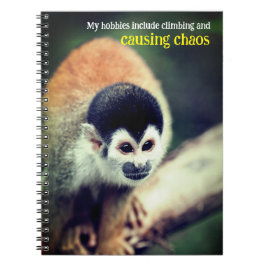Eichhörnchenaffe Notizblock