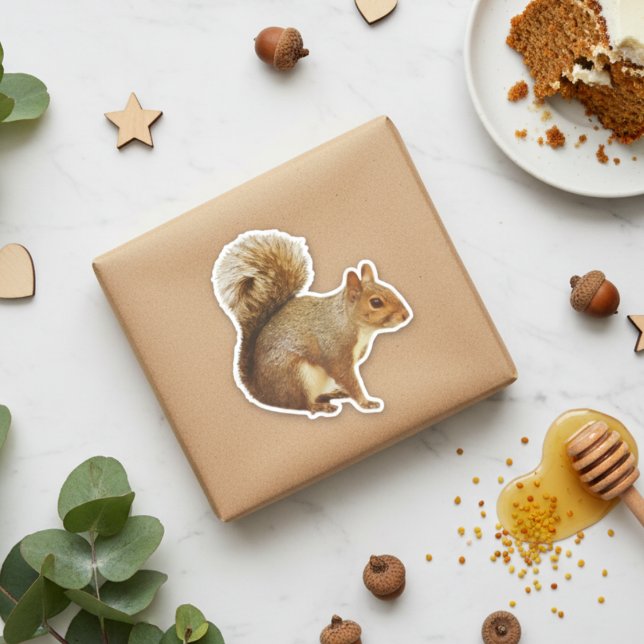 Eichhörnchenaufkleber Aufkleber (Squirrel Sticker)