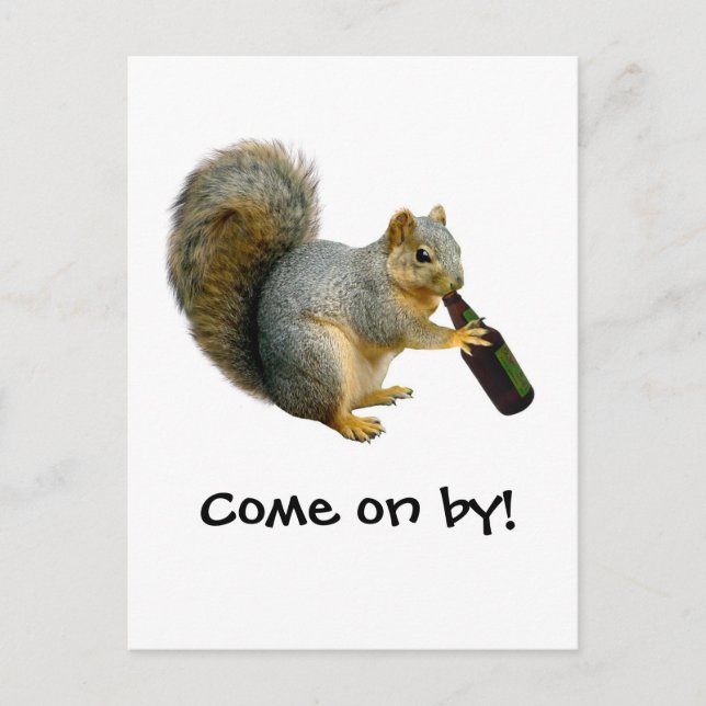 Eichhörnchenbär Postkarte (Vorderseite)