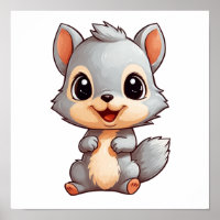 Eichhörnchenbild des Cartoon