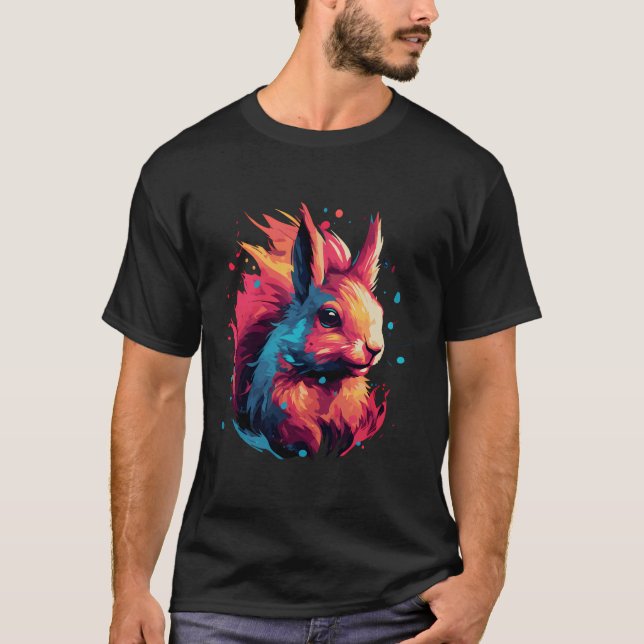 Eichhörnchenfarbe T-Shirt (Vorderseite)