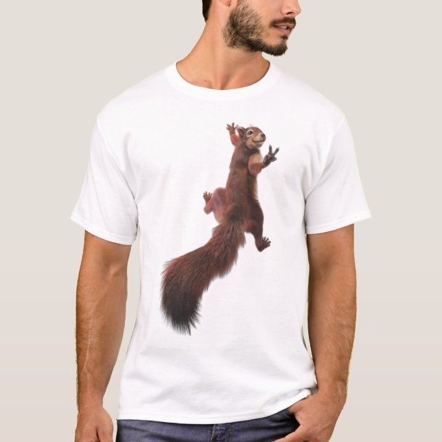 Eichhörnchenfriedenszeichen Grafisches T-Shirt - 3 (Vorderseite)