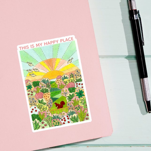 Eichhörnchengarten Aufkleber (Von Creator hochgeladen)