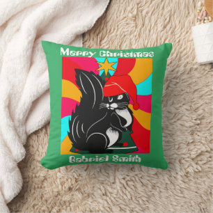 Eichhörnchengeschenke, personalisierter Name Kissen
