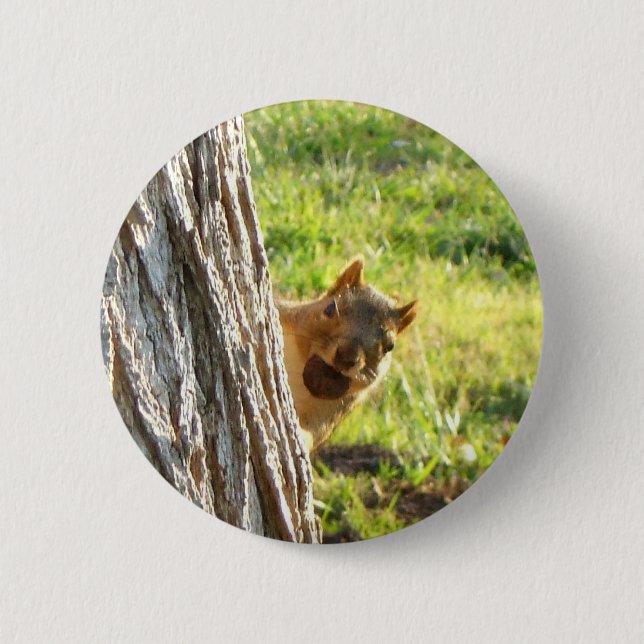 Eichhörnchenknopf Button (Vorderseite)