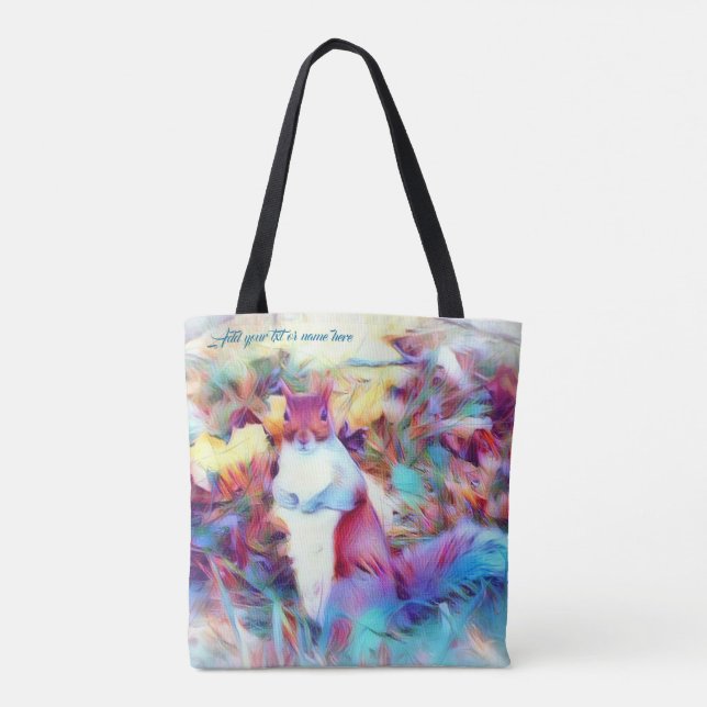 Eichhörnchenkunst-Telefontasche (Rückseite)