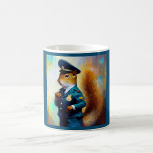 Eichhörnchenpolizist Kaffeetasse
