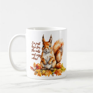 Eichhörnchen's Nutty Autumn Vibes Kaffeetasse