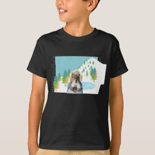 Eichhörnchensnowboarder-T - Shirt