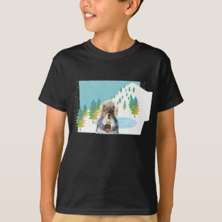 Eichhörnchensnowboarder-T - Shirt