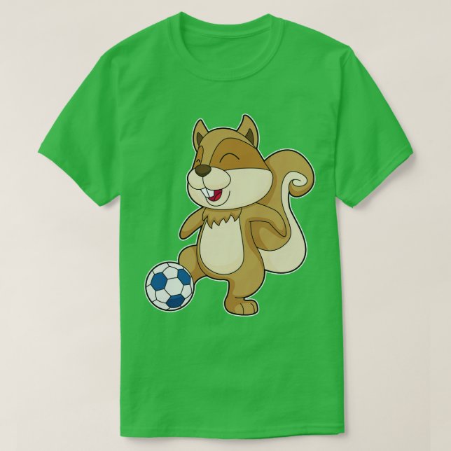 Eichhörnchenspieler Soccer T-Shirt (Design vorne)