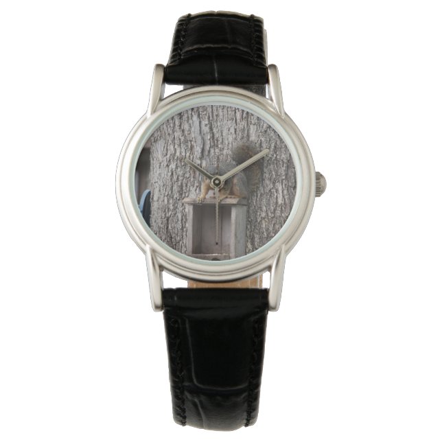 Eichhörnchenwache Armbanduhr (Vorderseite)