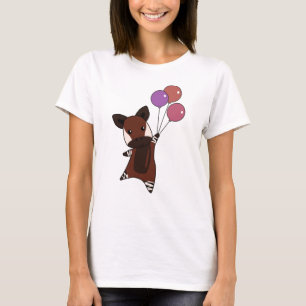 Eichhörnchenwald Fliegen Balloons T-Shirt