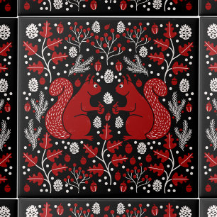 Eichhörnchenwald Woodland Fliese