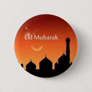 Eid Abends-Himmel - Knopf Button