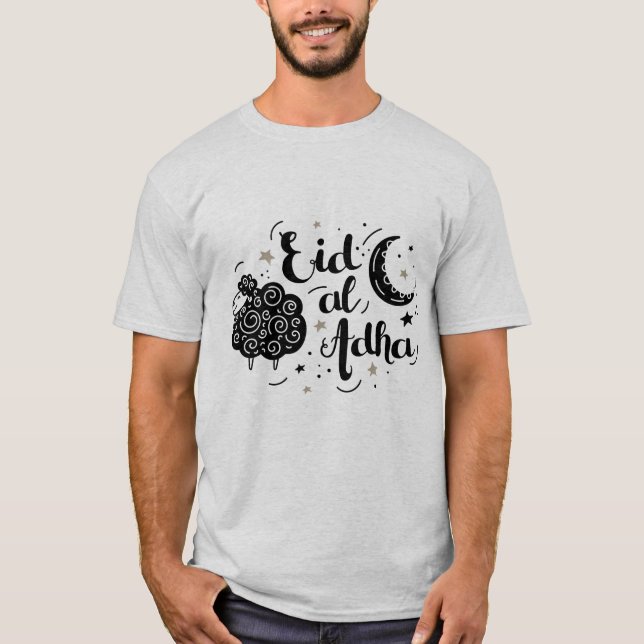 eid adha mubarak für alle Muslime auf der Welt T-Shirt (Vorderseite)