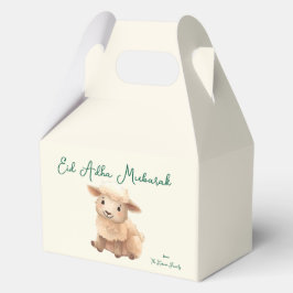 Eid Al Adha Beige cute Sheep Dinner Geschenkschachtel