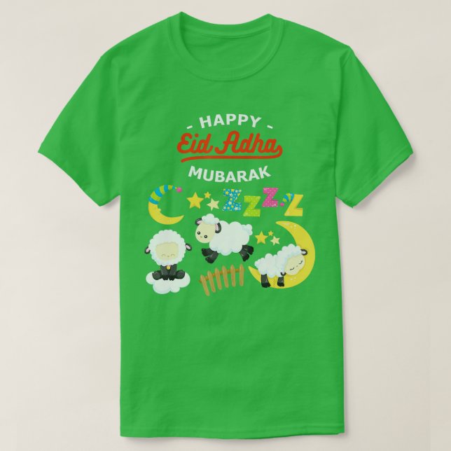 Eid Al Adha Eid Mubarak Happy Eid Day Muslim 38 T-Shirt (Design vorne)