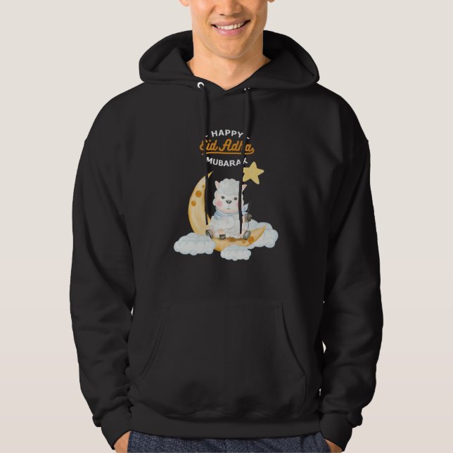 Eid Al Adha Eid Mubarak Happy Eid Day Muslim Hoodie (Vorderseite)