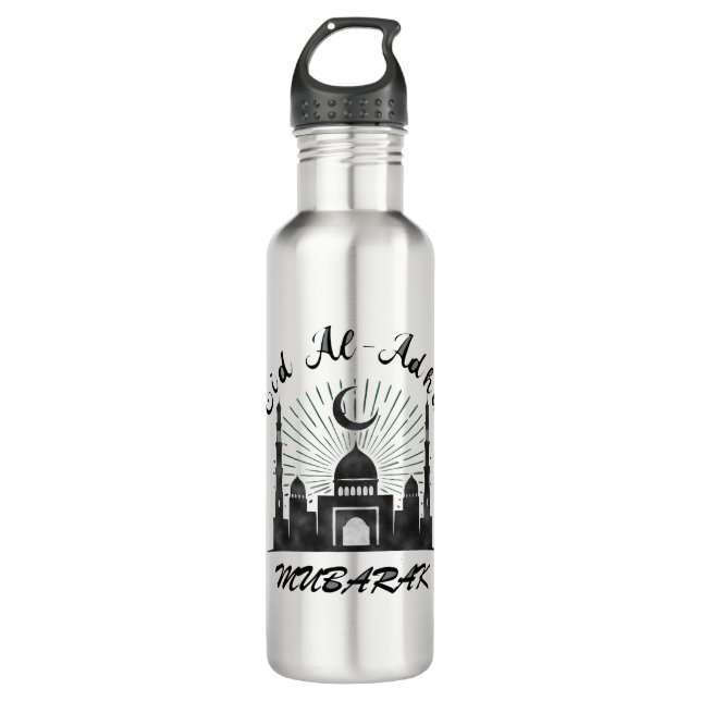 EID AL ADHA MUBARAK 2023 EDELSTAHLFLASCHE (Vorderseite)