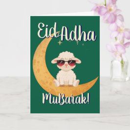 Eid Al Adha Mubarak Cute Sheep Greeting Card  Karte