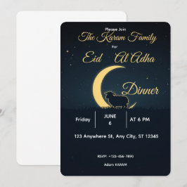 Eid Al Adha Mubarak Elegant Party Einladung