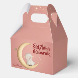 Eid  Al Adha Mubarak  Modern Pink Geschenkschachtel